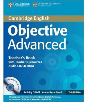 OBJECTIVE ADVANCED TEACHER'S BOOK WITH TEACHER'S RESOURCES AUDIO CD/CD-ROM 3RD E