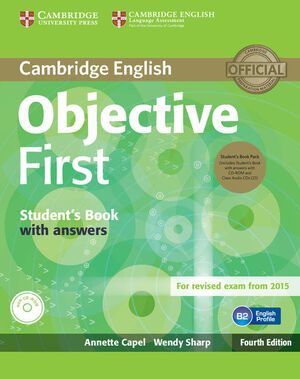 OBJECTIVE FIRST STUDENT'S BOOK PACK (STUDENT'S BOOK WITH ANSWERS WITH CD-ROM AND