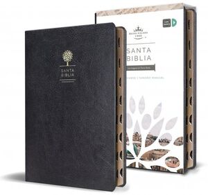 BIBLIA RVR 1960.TAPA DURA, PIEL, CANTOS DORADOS