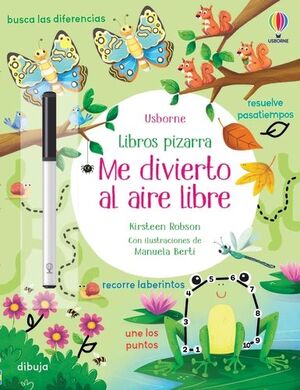 ME DIVIERTO AL AIRE LIBRE LIBRO PIZARRA