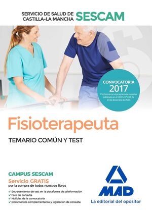 FISIOTERAPEUTA DEL SERVICIO DE SALUD DE CASTILLA-LA MANCHA (SESCAM). TEMARIO COM