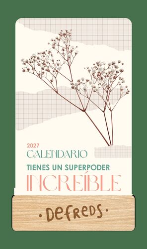 CALENDARIO MESA DE TARJETAS 2027 - DEFREDS
