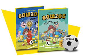 ESTUCHE GOLAZOS: 2 LIBROS + PELOTA