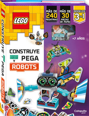 LEGO  CONSTRUYE Y PEGA ROBOTS
