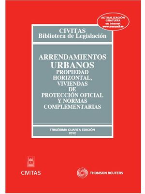 ARRENDAMIENTOS URBANOS, PROPIEDAD HORIZONTAL, VIVIENDAS DE PROTECCIÓN OFICIAL Y