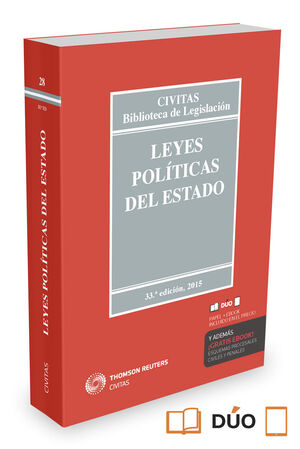 LEYES POLÍTICAS DEL ESTADO (PAPEL + E-BOOK)