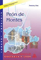 PEON DE MONTES.JUNTA DE CASTILLA Y LEON. TEMARIO Y TEST