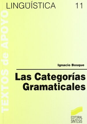 LAS CATEGORÍAS GRAMÁTICALES