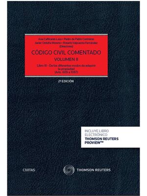 CÓDIGO CIVIL COMENTADO VOLUMEN II  (PAPEL + E-BOOK)