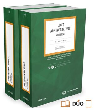 LEYES ADMINISTRATIVAS - 2 VOLÚMENES (PAPEL + E-BOOK)