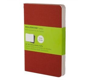 LIBRETAS CAHIER ROJO ARANDANO L LISAS (SET DE 3)
