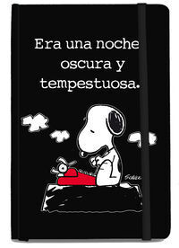 CUADERNO SNOOPY ERA UNA NOCHE OSCURA Y TEMPESTUOSA