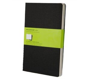 LIBRETAS CAHIER NEGRAS L LISAS (SET DE 3)