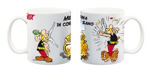 TAZA ASTÉRIX. MENS SANA IN CORPORE SANO