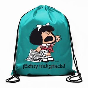 BOLSA DE CUERDAS MAFALDA - ESTOY INDIGNADA