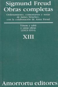 OBRAS COMPLETAS FREUD XIII TOTEM Y TABU Y OTRAS OB