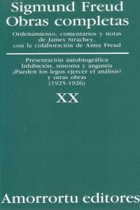 OBRAS COMPLETAS FREUD XX PRESENTACION AUTOBIOGRAF.